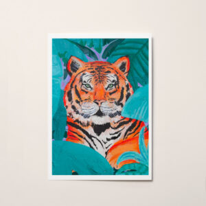 affiche decoration tigre